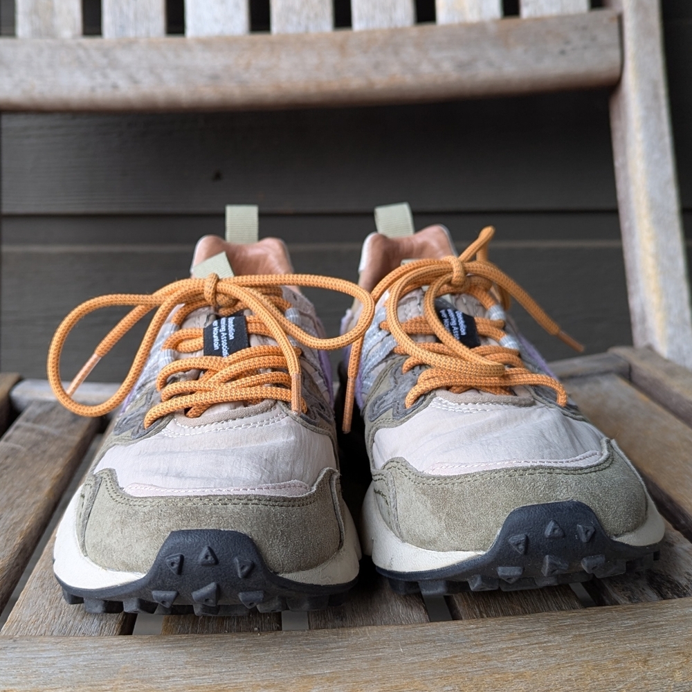 Flower Mountain Yamano 3 Uni Sneakers Rocky / Lilac Violet Women's US 7 - Picture 3 of 12